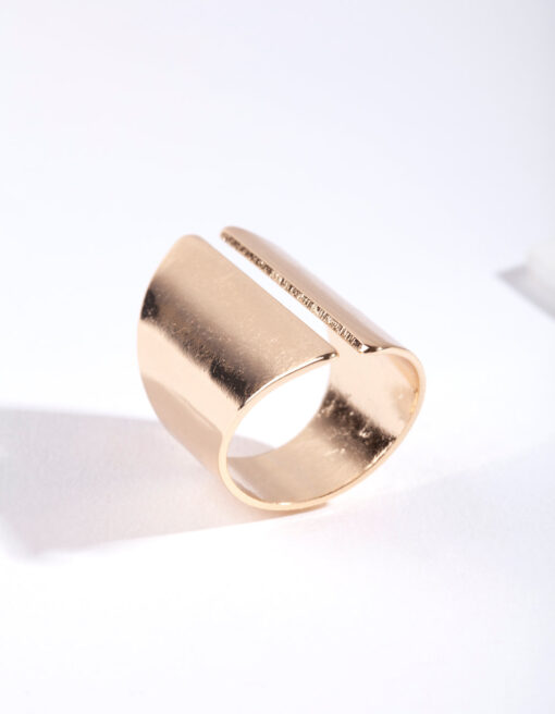 Open Shield Ring