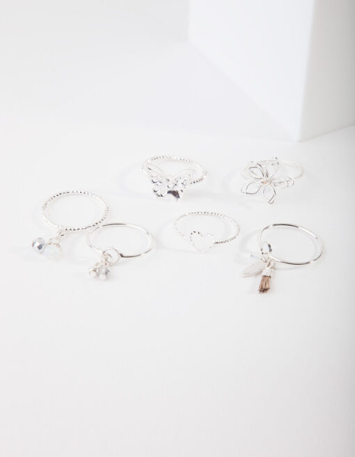 Nature Motif Ring Pack