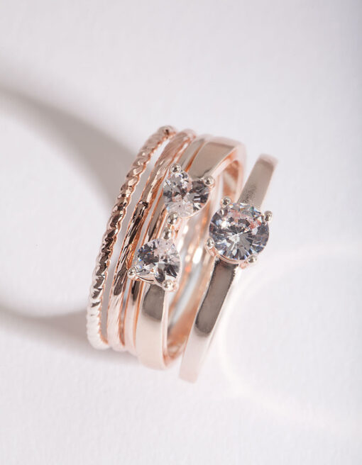 Rose  5 Ring Stack
