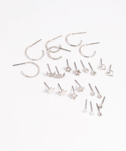 Celestial Heart Stud Earring 12-Pack