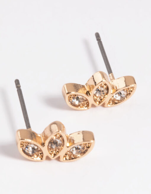 Wing Crawler Stud Earrings