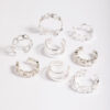 Starry Heart Cuff Earring 8-Pack
