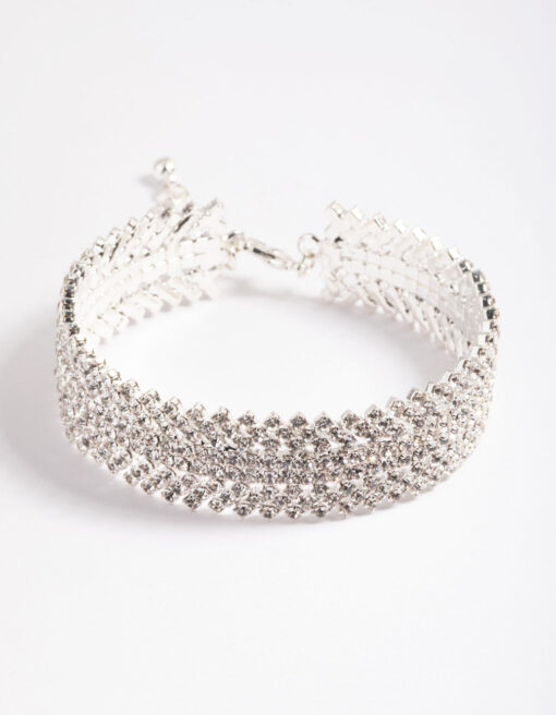 4 Row Cuff Bangle