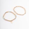 Mixed Bead Heart Bracelet Pack