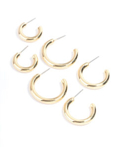 Chunky Hoop Earrings Pack