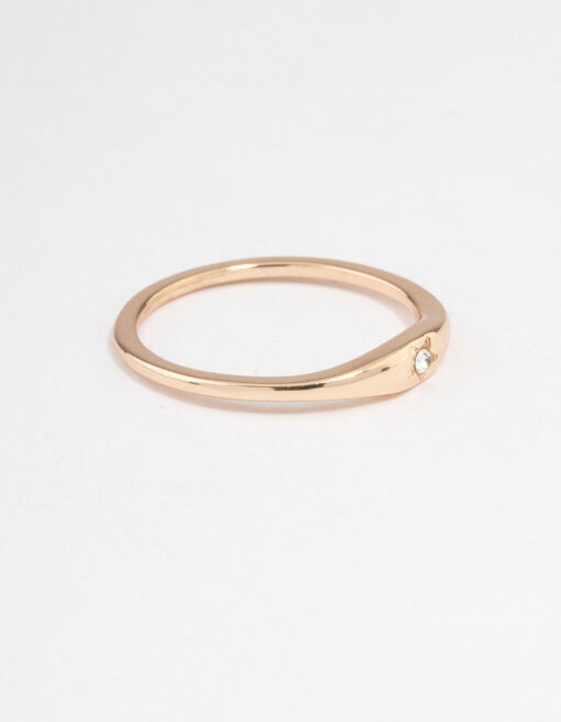 Solitaire Tapered Ring