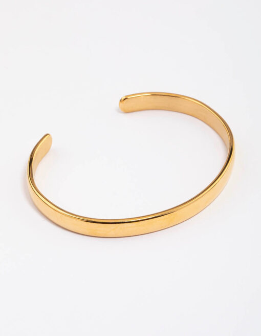 Stainless Steel Classic Plain Wrist Cuff