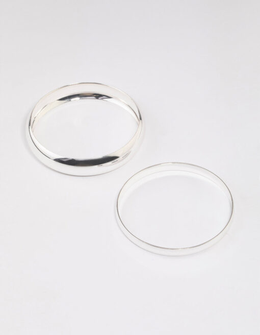 Smooth Thick Bangle Pack