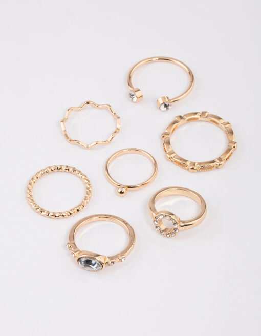 Round Open Ring 7-Pack