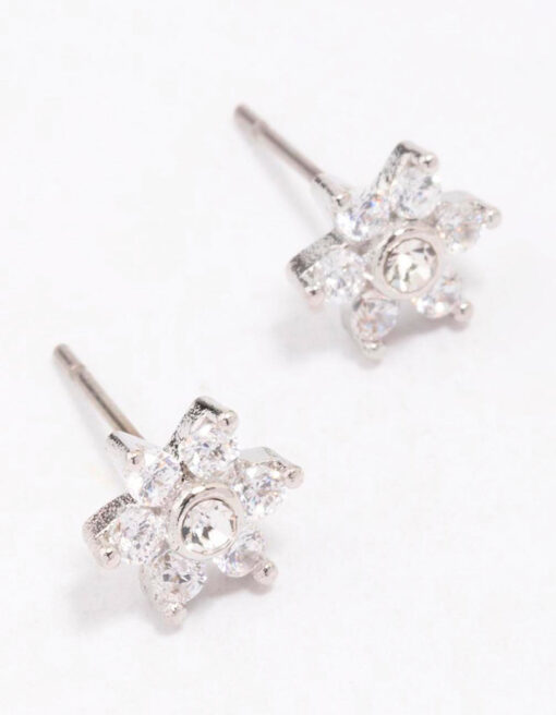 Surgical Steel  Flower Stud Earrings