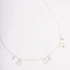 Butterfly Beaded Droplet Necklace