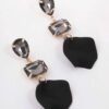 Stone Petal Earrings