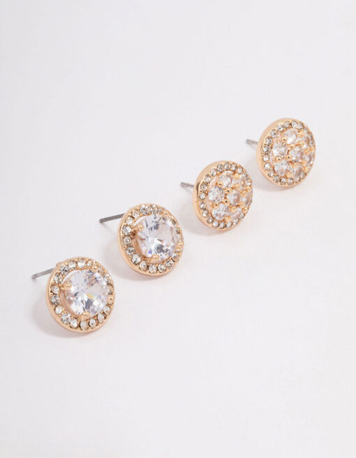 Flower Halo Earring Pack