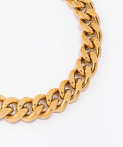 Stainless Steel Curb Chain Bracelet