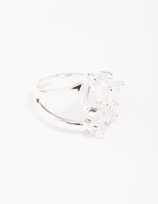 Mixed Stone Trio  Ring