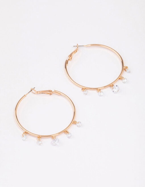 Dangle Hoop Earrings