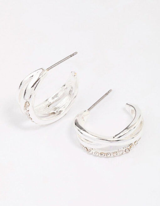 Twisted Hoop Earrings