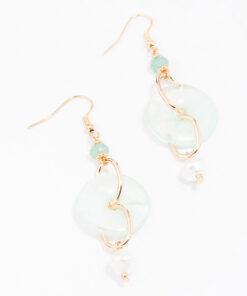 Pearl Donut Earrings