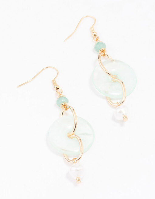 Pearl Donut Earrings