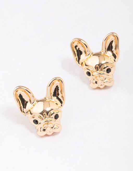 French Bulldog Stud Earrings