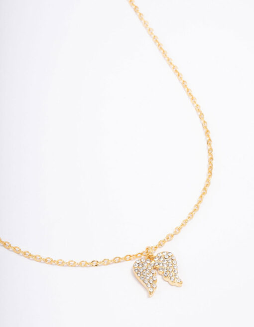 Angel Wing Pendant Necklace