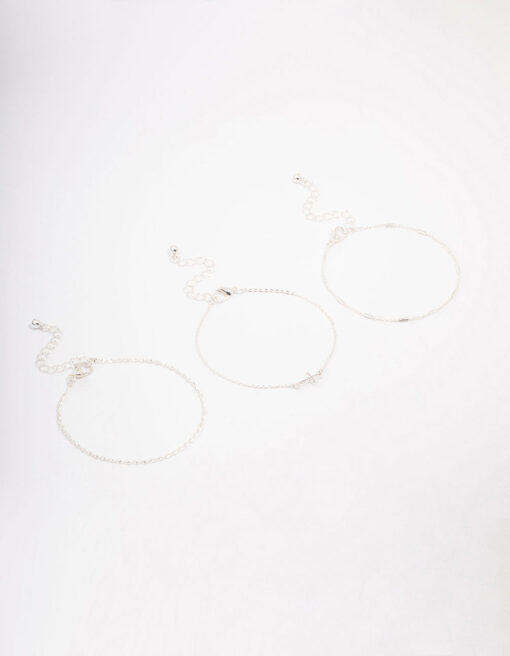 Cross Bracelet 3-Pack
