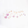 Rose Heart & Butterfly Earring 8-Pack