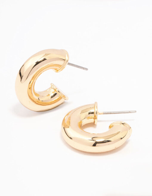 Mini Chunky Hoop Earrings