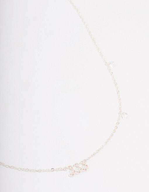 Angel Number Cubic Zirconia Chain Necklace