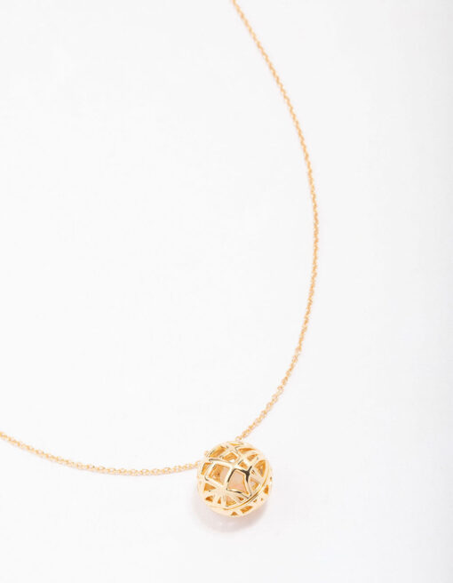 Sphere Pendant Necklace