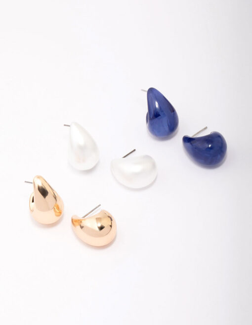 Acrylic Hoop Earring 3-Pack