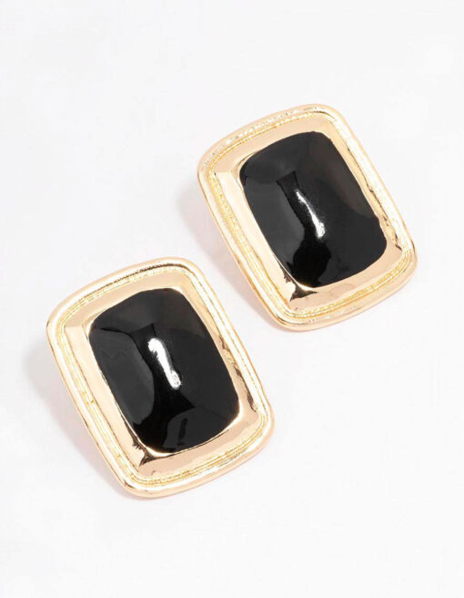 Large Antique Stud Earrings