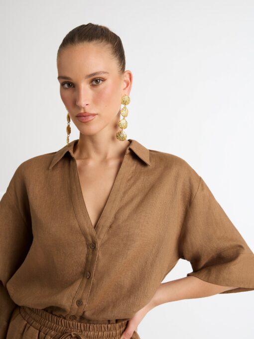 LEO LINEN SHIRT
