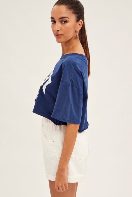 White Denim Shorts High Rise - Image 4