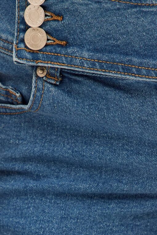 Denim Low Rise Denim Shorts Skinny - Image 6