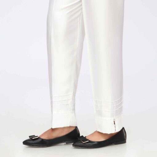 White Shamoz Silk Slim Fit Trouser PW3612 - Image 2
