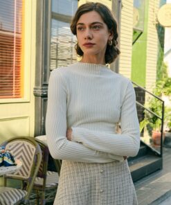 The Solid Mock Neck Slim Fit Tee