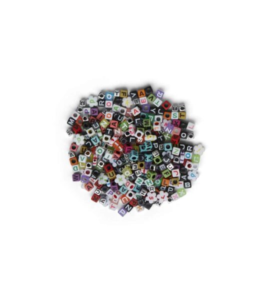 13oz Alphabet Assorted Beads