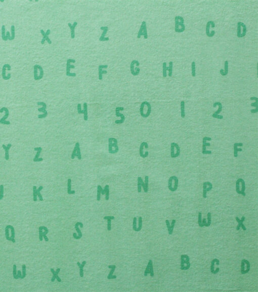 Green Flannel Fabric