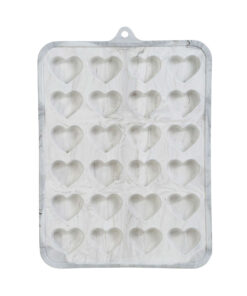 9" x 13" Heart Silicone Mold With 24 Cavities