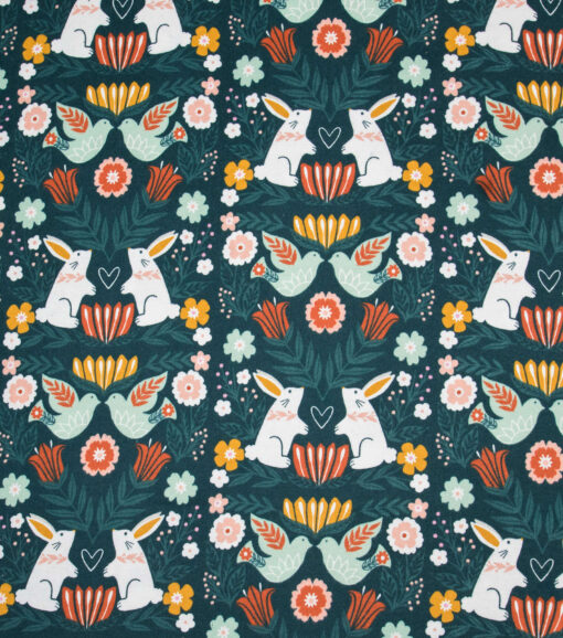 Bunnies & Doves Super Snuggle Flannel Fabric
