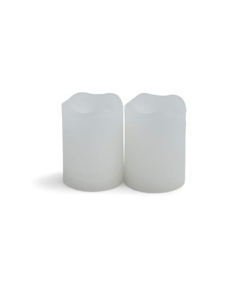 White Votive Candles 2pk