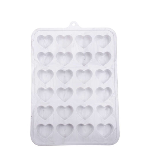 9" x 13" Heart Silicone Mold With 24 Cavities - Image 4