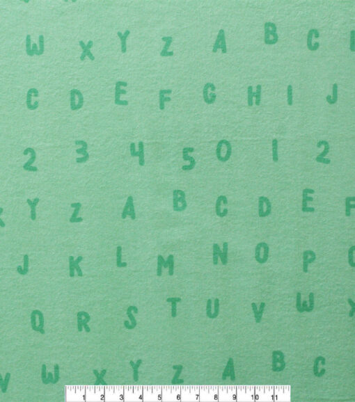 Green Flannel Fabric - Image 2