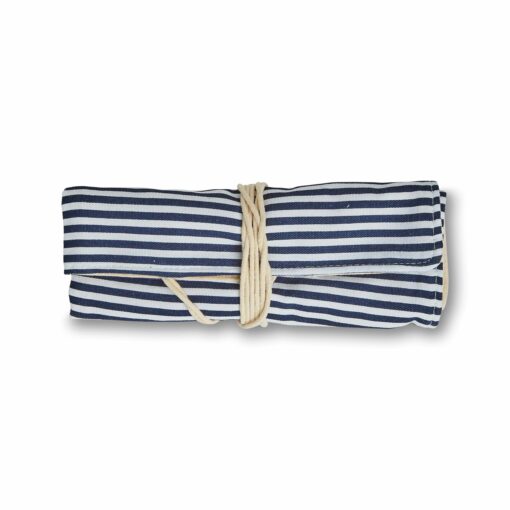 Blue & White Stripes Hook Organizer Case
