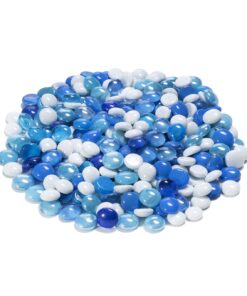 42oz Blue Seaside Glass Gems