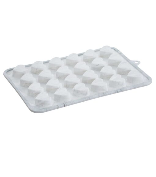 9" x 13" Heart Silicone Mold With 24 Cavities - Image 2