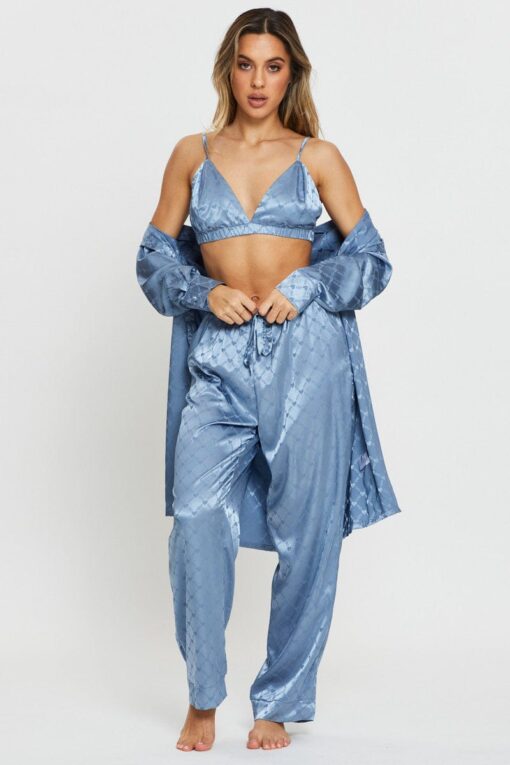 Blue Mix And Match Bralette Satin - Image 2