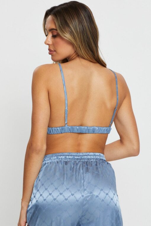 Blue Mix And Match Bralette Satin - Image 5