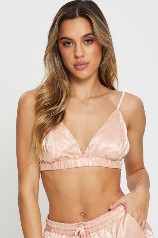 Pink Mix And Match Bralette Satin - Image 3